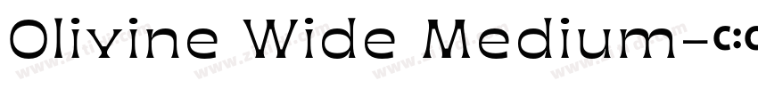 Olivine Wide Medium字体转换